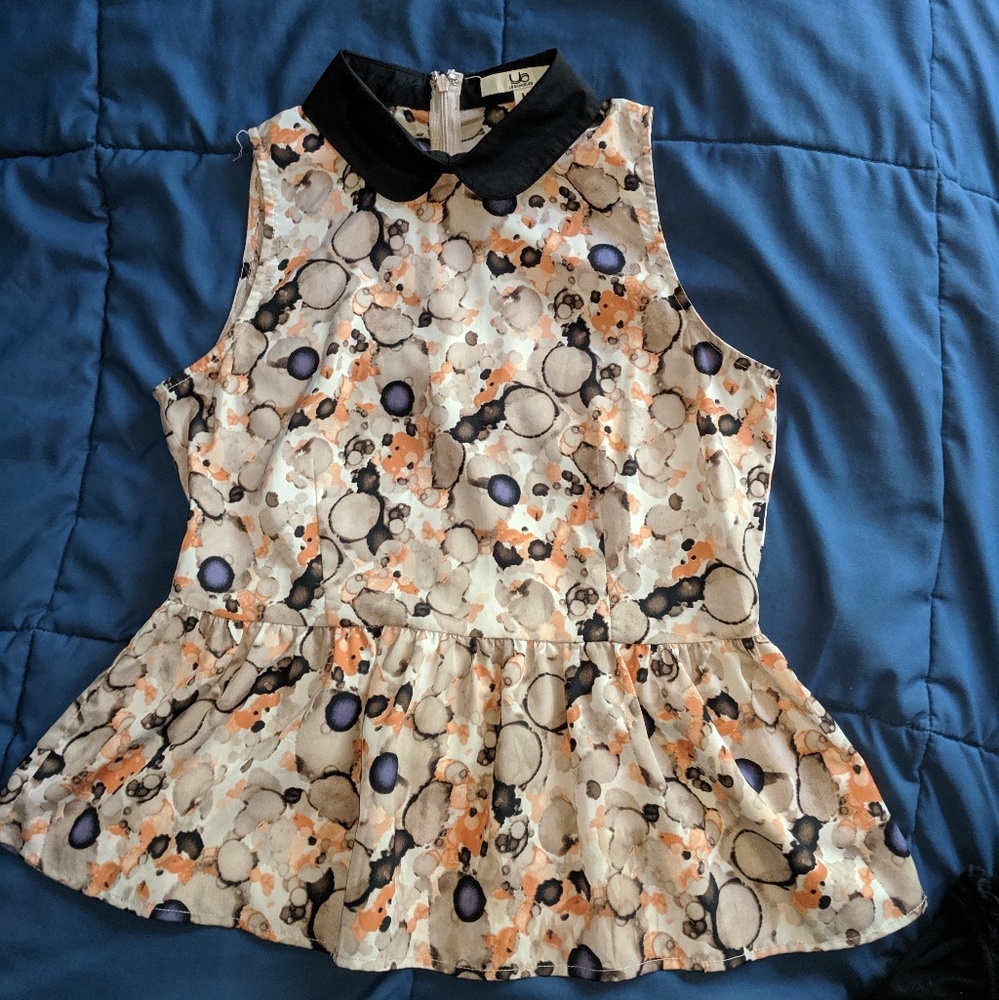 Junior Girls beautiful Top size M shirt collar